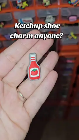 Any ketchup lovers? 🍅  #shoecharm #clogcharm #clogs #summershoes #shoeaccessories #Summer #summervibes #fyp #foryoupage #viral 