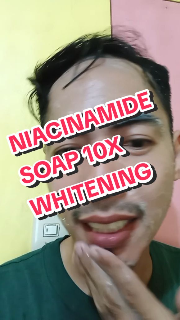 Replying to @vhing861affiliate  Basta Niacinamide lakas makaputi niyan #cbniacinamidesoapformen #niacinamidesoap #whiteningsoap #whiteningsoap #niacinamide 