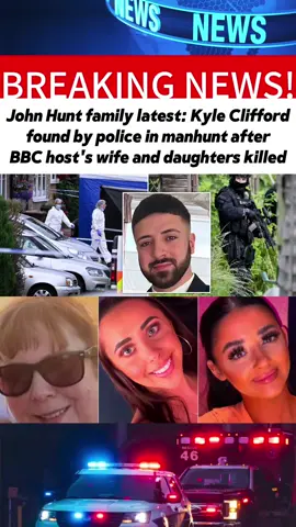 ‘Crossbow killer’ Kyle Clifford has been found by police after ‘triple murder’ of commentator’s wife and daughters.  #uknews #breakingnews #police #news #foryou 