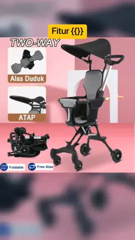 Pengiriman terjamin aman】Magic Stroller Baby 2 Way Travel Lightweight Foldable Bayi Dorong Roda Dorongan #stroller #keretadorong #keretadorongbayi 