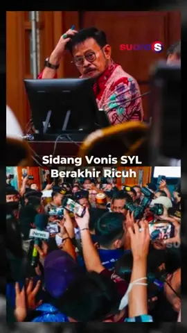 Usai SYL Divonis 10 Tahun Penjara, Kericuhan Pecah di PN Jakpus #SYL #SyahrulYasinLimpo
