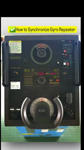 🌟Reminder:  One of the duty of a Third Officer during watch keeping  is to ensure that the gyro repeaters are synchronized with the master gyro. Any discrepancies between the master gyro and its repeaters can lead to confusion and potentially dangerous situations.  #autopilot  #gyrorepeater 