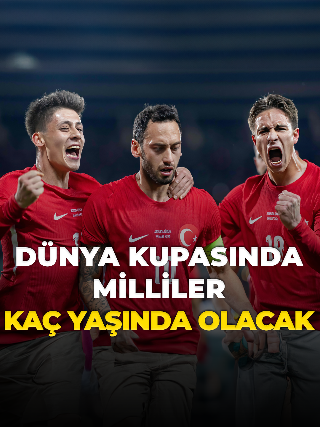 🇹🇷 Dünya Kupası'nda milli futbolcular kaç yaşında olacak? #EURO2024 #millitakım #gdhspor