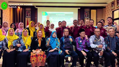 Pembinaan YM Ketua Pengadilan Tinggi Agama Semarang dalam rangka Supervisi dan Monitoring Pengadilan Agama Kudus, 11 Juli 2024.
