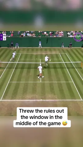 Around the world mid-game 😂 (via @wimbledon) #Wimbledon #tennis