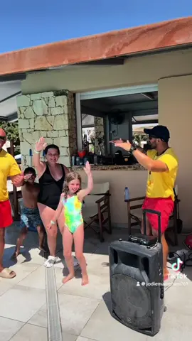 & one of them is double of the rock, do you see it!!!!👏  We honestly could not recommend this hotel enough all the staff are amazing. Its so nice when the lifeguards go the extra mile to make all the kids happy without even needing to♥️👏 #holiday #lifeguard #daughtersoftiktok #iceicebaby #lifeguardsoftiktok #legends #therock #summervibes #tiktok #fyp 