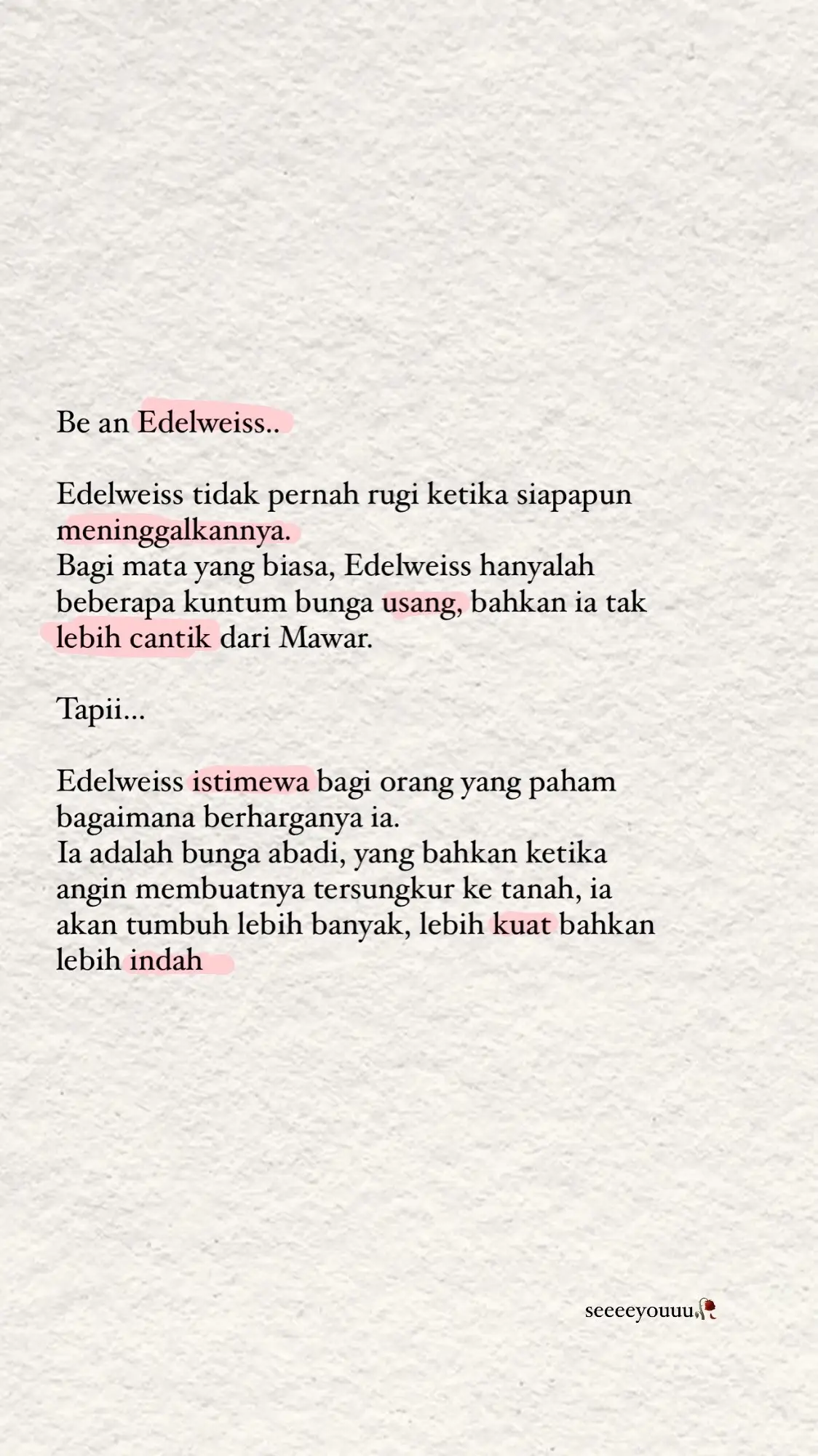 Be an Edelweiss #fyp 