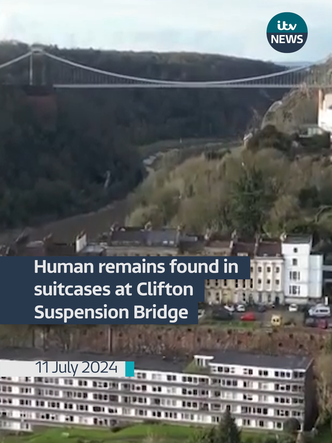 Human remains found in suitcases at Clifton Suspension Bridge in Bristol