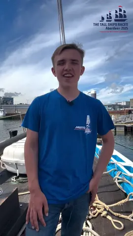 Meet Finn Dixon, one of our Youth Ambassadors for #tallshipsaberdeen2025! ⛵ #TSR2025 #tallships #tallshipsraces #tallshipsaberdeen #tallships2024 #tallshipstrainee #sailing #sailingtrainee @finndixon319