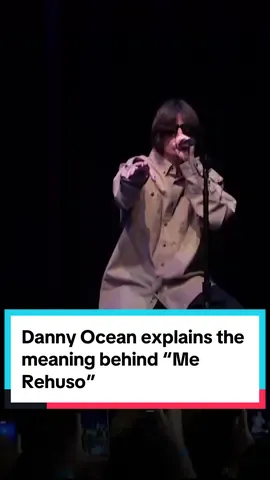 It isn’t fair for anyone to be forced to leave loved ones behind.   @Danny Ocean talks about the meaning behind the lyrics of his hit song “Me Rehuso” during his @The Kennedy Center concert for UNHCR.