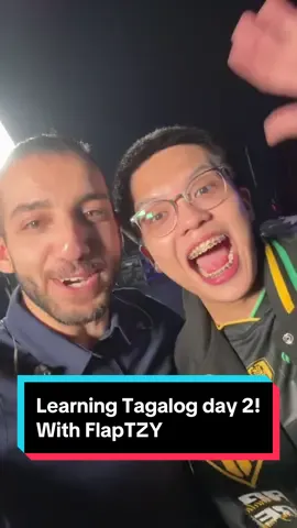 Learning Tagalog with @Flap day 2! #learningtagalog #msc #ewc #flaptzy #tagalog #wordoftheday #msc2024 #apbren 