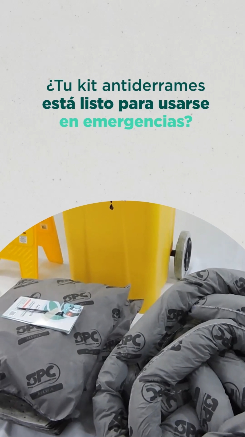 Conoces la mejor manera de guardar tu kit antiderrames? Te dejamos unos tips para una respuesta rápida ante un derrame 💧 #kitsantiderrames #todoparaderrames #zerospill #grupozuma #industria #residuospeligrosos 