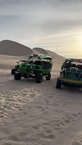 Would you try a buggy ride in the Ica desert in Peru? 🏎️🐪🌵 . The desert of Ica is home to the stunning Huacachina oasis and massive sand dunes perfect for sandboarding and dune buggies. Would you give it a try?  #Peru #DesertAdventures #Travel #solotraveler #visitperu #weroad #travelvlog 