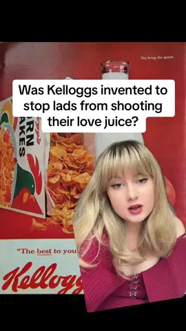 They went 😩💦 to 😔✋🏻🛑real quick Source: Patent US558393A United States for Kellogg Cereals (1896) Howard Markel (2017) The Secret Ingredient in Kellogg’s Corn Flakes Is Seventh-Day Adventism John Kellogg (1887) Plain facts for old and young : embracing the natural history and hygiene of organic life #history #usa #usa🇺🇸 #historytok #historytime #learn 
