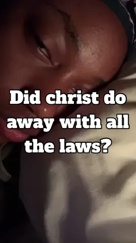 Did christ do away with all the laws? #israelites #christiantiktok #modestfashion #christian #israelitetiktok #bible 