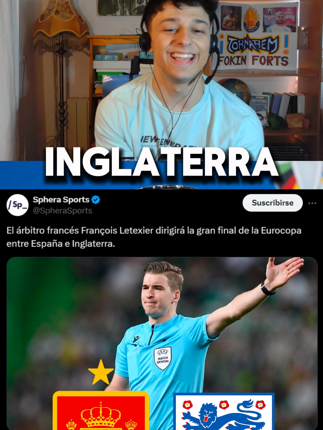 Contra todo y contra todos, no interesamos... #humor #futbol #eurocopa #españa #carvajal #inglaterra #francia