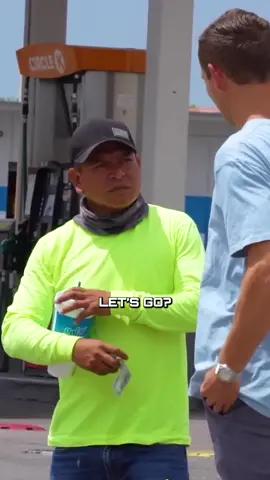 Giving cash to workers at home depot