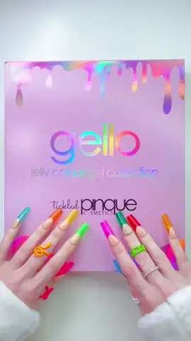 OKAY BUT… WHICH ONE IS YOUR FAVOURITE?! 🩷  Our BRAND NEW Jelly Gel Collection • GELLO • is launching LIVE with @pretty in pinque • adrianna this Saturday at 2 PM EST 🪼🩵💙💜 along with our BRAND NEW Website 🖥️ AND GORGEOUS Paparazzi Sprinkles 😍 We will see you LIVE 🫶🏻 #painttheworldpinque #tickledpinque #tickledpinquecosmetics #prettyinpinque #nailsofinstagram #nailsoftiktok #jellynails #nailsnailsnails #viralnails #comingsoon 