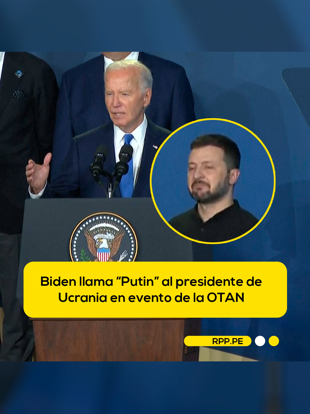 🔴 El presidente de Estados Unidos, Joe Biden, llamó este jueves por error 