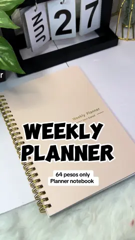 64 only notebook planner #notebookplanner #weeklyplanner #planner #plannernotebook #a5notebookplanner 