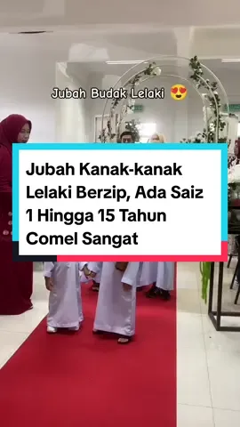 Anak-anak syurga tanpa dosa. Masing-masing comel pakai jubah 🥰 #jubahanak #jubahkanakkanak #jubahkanaklelaki #jubahanakmurah #jubahbudak #jubahbudaklelaki #jubahtahfiz #jubahputih 