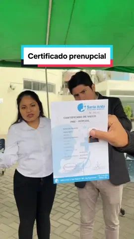 Solicita tu ceritifcado prenupcial 👰🏻‍♀️🤵🏽‍♂️ en el Policlínico Municipal de Santa Anita! 🏥  ¡Los esperamos! #santaanita #policlinico #certificado #prenupcial #matrimoniocivil #matrimonio #examenmedico  