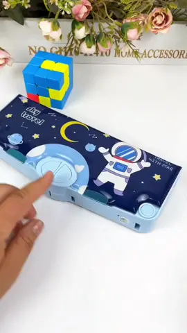 Stationery Box Cartoon Pencil box for girls boys kids multifunctional stationery storage box#goodthing #foryoupage #tkmademebuyit 
