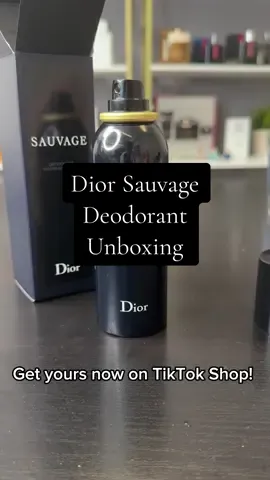 Dior Sauvage Deodorant Unboxing 😎😎 #dealsforyoudays #cologne #menscologne #perfume #fragrance #tiktokshop #luxury #flashsale #dior #deodorant 