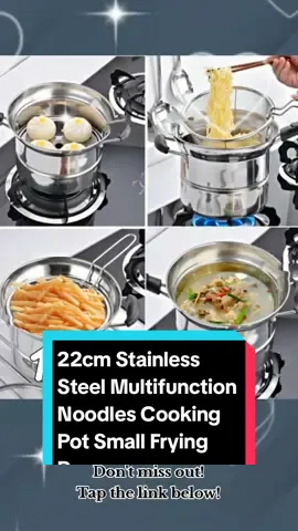 22cm Stainless Steel Multifunction Noodles Cooking Pot Small Frying Pan Price dropped to just ₱270 pesos! Don't miss out! Tap the link below! #noodlescookingpot #TikTokShop #tiktokfinds #tiktokph #TikTokFashion #tiktokaffiliate #LearnOnTikTok 