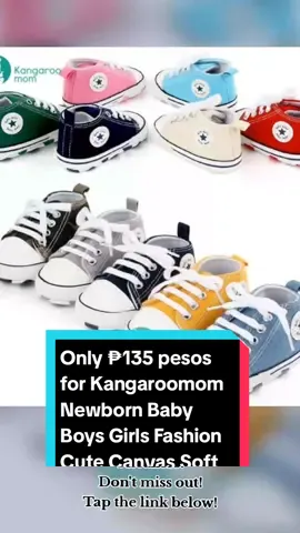 Only ₱135 pesos for Kangaroomom Newborn Baby Boys Girls Fashion Cute Canvas Soft Sole Non-slip Shoes Sneakers! Don't miss out! Tap the link below! #kidsshoes #TikTokShop #tiktokfinds #tiktokph #TikTokFashion #tiktokaffiliate #LearnOnTikTok 