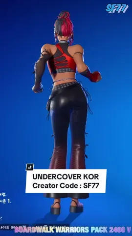USE CODE : SF77     UNDERCOVER KOR Fortnite skin 4K Showcase (포트나이트 첩보원 코르 스킨 리뷰) (フォートナイト アンダーカバー コル)     #epicpartner #포트나이트 #fortnite #フォートナイト #fortniteemote #fortnitememes 