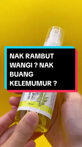 Korang yang nak rambut wangi, bebas kelemumur boleh grab Taha Olive Rosemary hair serum ni ! Sesuai juga dipakai sebelum buat hairstyling 😘✨ . #taha #akarklasik #tahamalaysia #akarklasikmalaysia #malaysiatrending #glowserummurah #serummurah #makeup #fyp #fypage #trend #viralvideo #collagen #capcut #cosmeticmurah #skincare #skincaremalaysia #minyakkemiri #foryoupage #bajurayamurah #haircut #hairtok #haircare #produkrambut #produkviral 