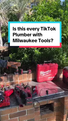 Every plumber showing of their tools hoping Milwaukee tools will notice and give them free merch. #plumber #plumberlife #theplumberguy #serviceplumber @Milwaukee Tool 