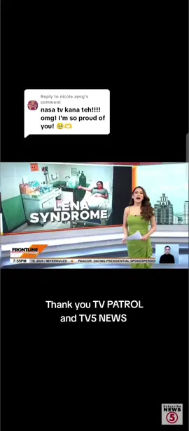 Replying to @nicole.ayog unti unti ko na naaabot mga dreams ko😇💘 #mszoee #rigurls #batangquiapo @TV5News @TV PATROL 