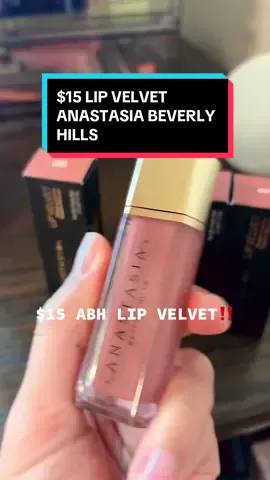 wait, it’s down to $15?!! @Anastasia Beverly Hills #lipvelvet #dealsforyoudays #tiktokshopmademebuyit #abhsale #lippies #makeup 
