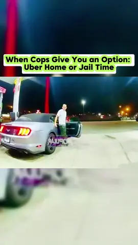 When Cops Give You an Option: Uber Home or Jail Time Part 1 #cops #copsoftiktok #policeofficer #vairal