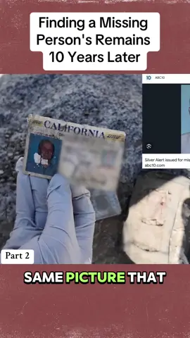 Finding a Missing Person's Remains 10 Years Later #cops #copsoftiktok #copsontiktok #lawenforcement #fypage #viraltiktok #truecrime #documentary #crime #fypシ 