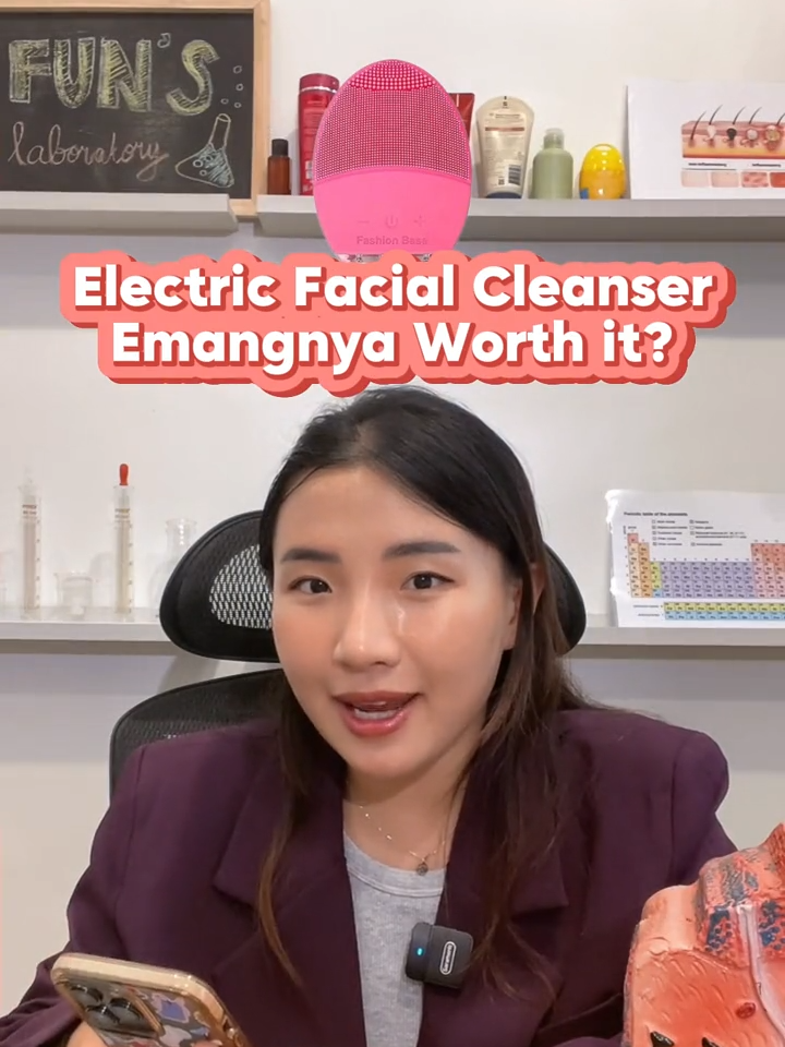 pakai alat electric facial cleanser gini worth it ngga sih buat dibeli? #funskincare