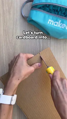 Do you know someone who would love this creation? 📦 #cardboardcrafts #DIY