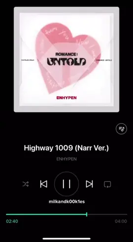 HIGHWAY 1009 (Narr Ver.) 🐈 thai 🦌 korean 🐈‍⬛ spanish 🦮 english 🐧 chinese 🦊 tagalog 🐥 japanese  I’M CRYING 😭😭😭🤍 #enhypen #romanceuntold #highway1009 #engene #fyp 