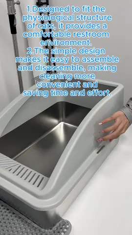 This litter box not only ensures your cat’s comfort but also makes life easier for you,making it an ideal choice for every cat household!🐱❤️#catlover #tiktok #AIPERRO #fypage #litterbox #litterboxtips #catsoftiktok #tiktokmademebuyit #foryou 
