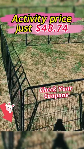 #dealsforyoudays #foryou #tiktok #tiktokshop #goodthing PetTrove Dog Playpen Fence