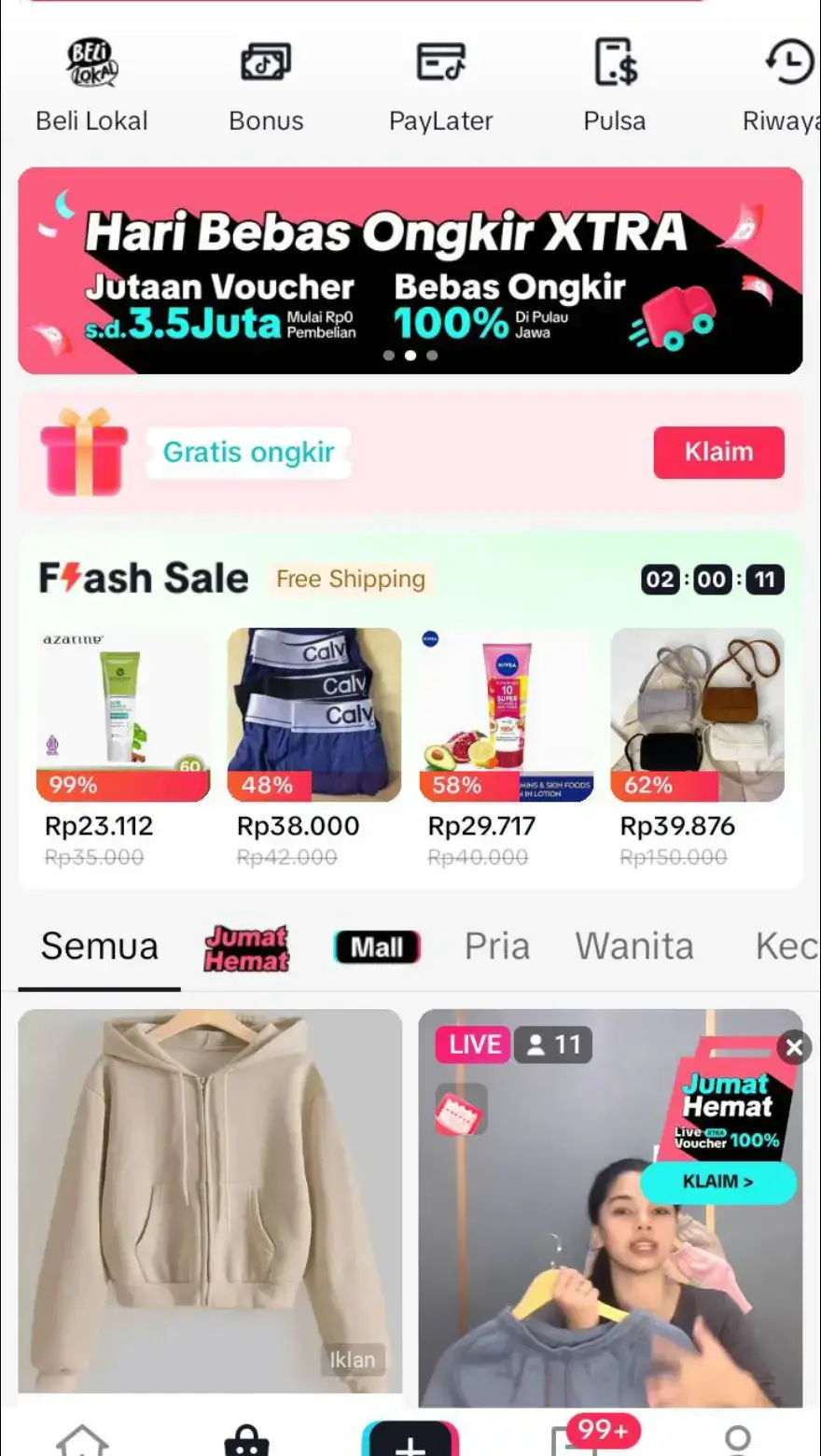 sekarang di tiktok juga bisa ngutang hahahaha nyoba kemaren dapat limit 300 ribu lumayan buat 6 x bayar 🤣maaf kan jiwa miskin ini 🤭🤭🤭