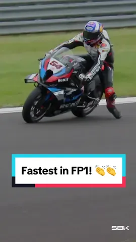 Take it slow 😎  @Toprak Razgatlıoğlu was so fast in FP1 we had to virtually slow him down 😮‍💨 (but that’s fair, at least you can enjoy the beauty of this shot ✨) #UKWorldSBK 🇬🇧 #WorldSBK #motorcycle #Motorsport #racing #sportsontiktok 