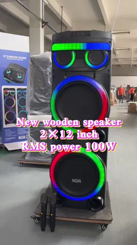 2×12 inch wooden speaker stock  RMS POWER 100W🔥 We are speaker factory in guangzhou Stock goods are available! / professional party speaker manufacturer! #speaker #partyspeaker #ningdaspeaker #ndrspeaker #baab #woodenspeaker #trolleyspeaker #audio #12inchspeaker #15inchspeaker #8inchspeaker #ndr #speakerfactory #woofer #btspeaker #tws #oem #speakerstock #manufactuer#woodenspeaker#NDR#bluetoothspeaker