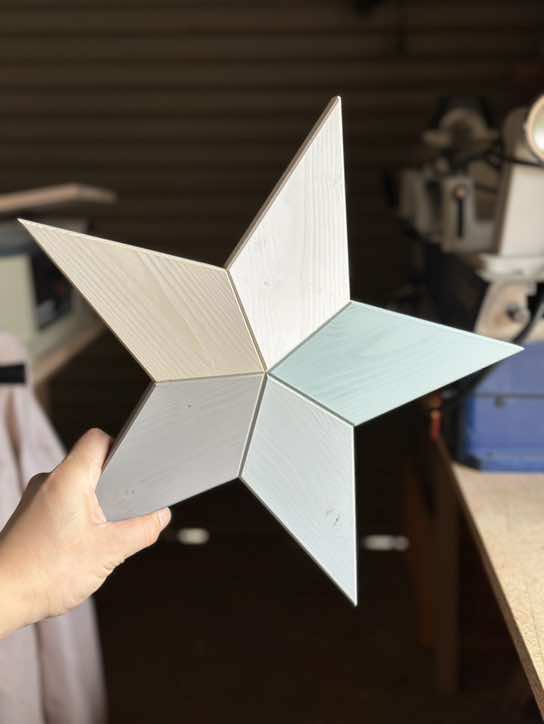 How to make a wooden star #woodworking #woodworkingtips #jig #DIY #木工 