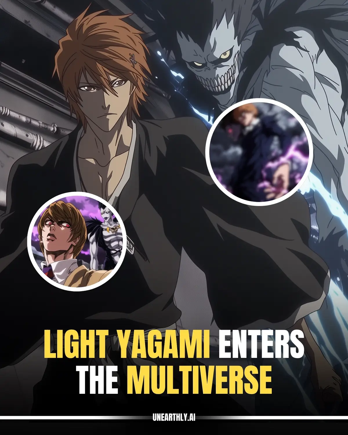 What if Light Yagami was in other anime? #lightyagami #yagamilight #lightdeathnote #deathnote #yagami #ldeathnote #ryukdeathnote 