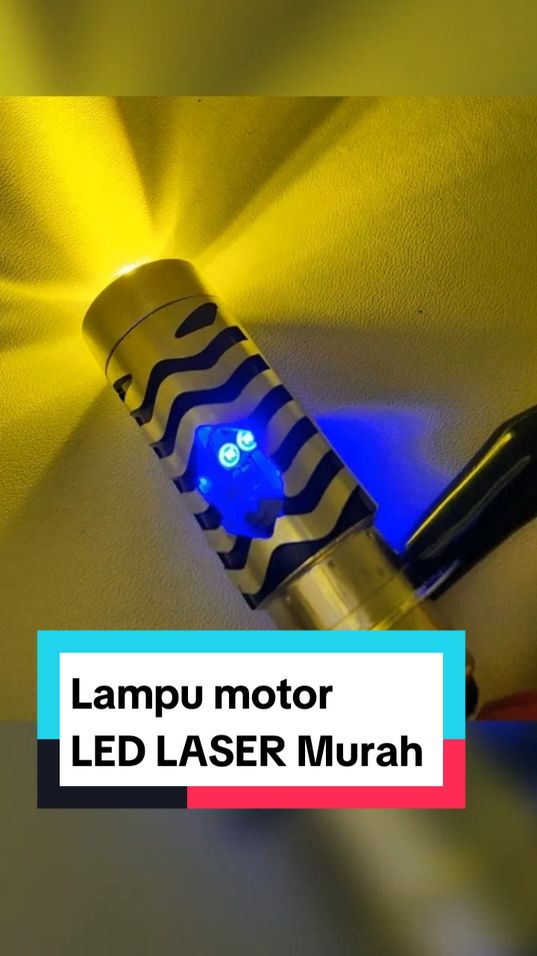 Lampu motor LED LASER murah  #motor #foryou #fyp #viral 