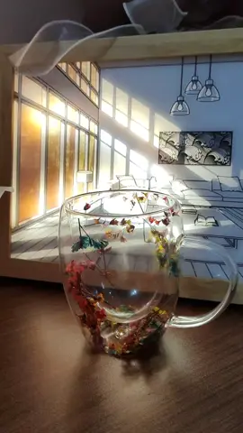 Cốc thủy tinh 2 lớp trang trí hoa khô #cocthuytinh2lop #cocthuytinhdep #cocthuytinhdecor #cocthuytinh 