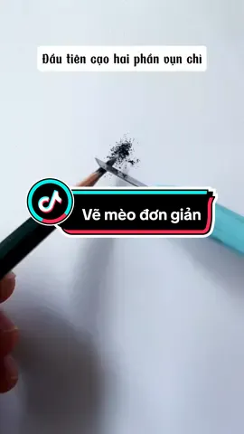 Vẽ mèo đơn giản #vẽ #vẽtranh #vetranh #meodayve #huongdanve #fyp #xuhuong #foryou 